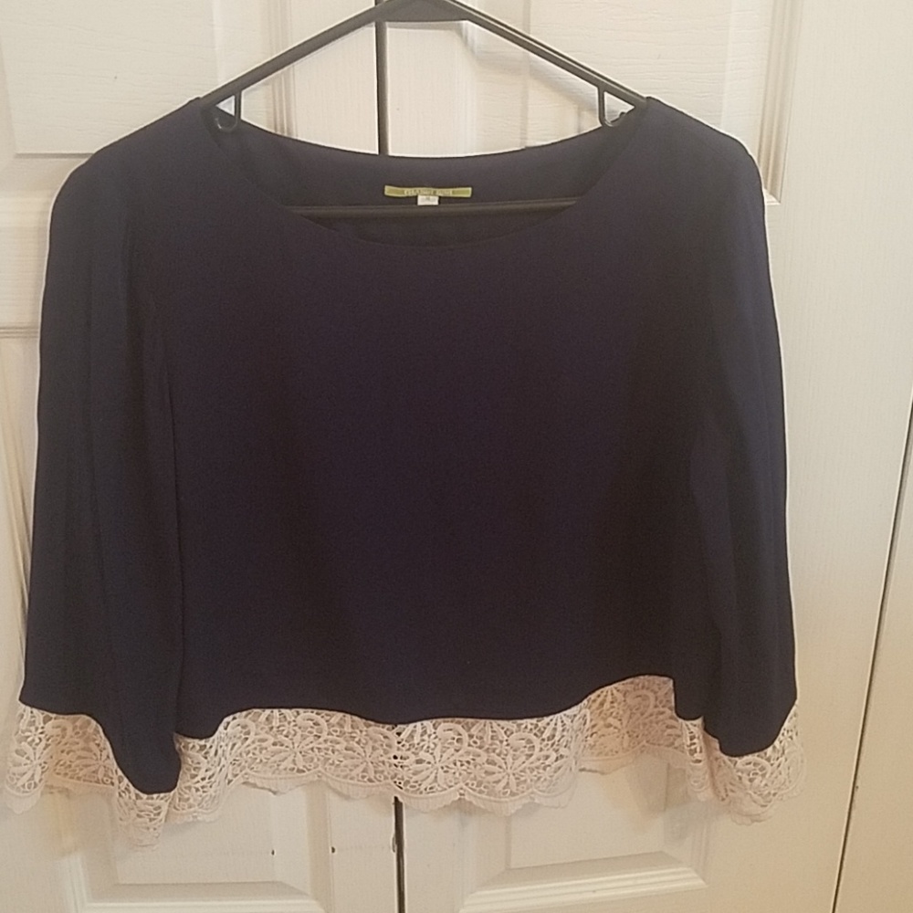 Navy blue top